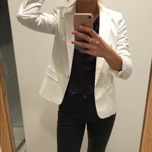White Banana Republic blazer